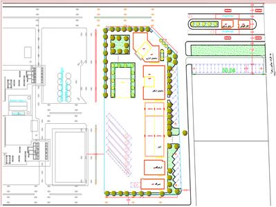 مطالعه و طراحي ساختمان اداری کارخانه آسفالت و محوطه اطراف آن